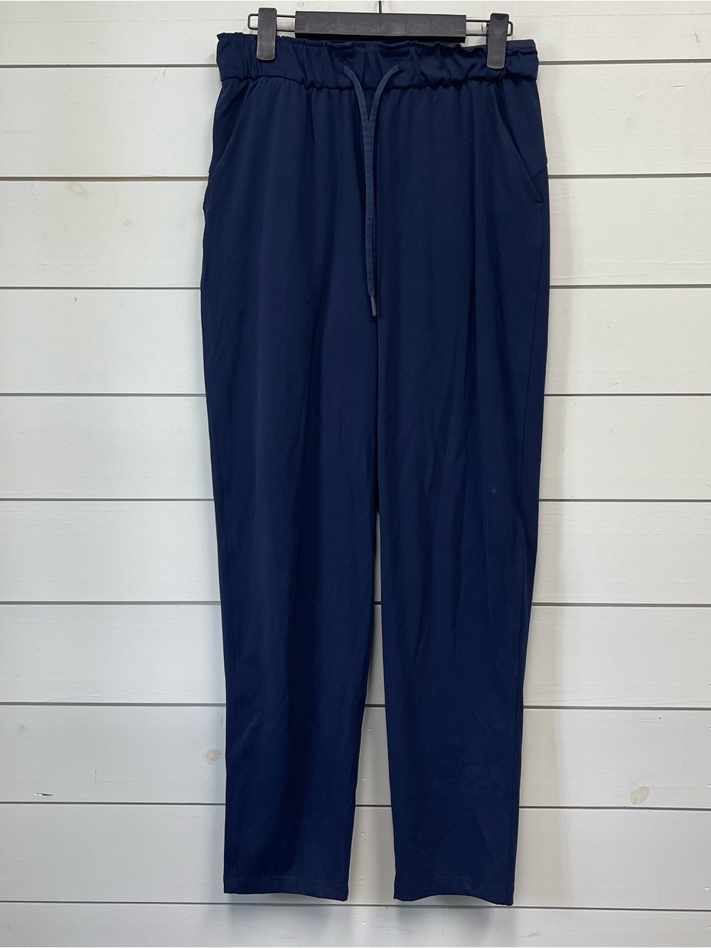 Lululemon keep moving pants 7/8 navy blue women's size 6